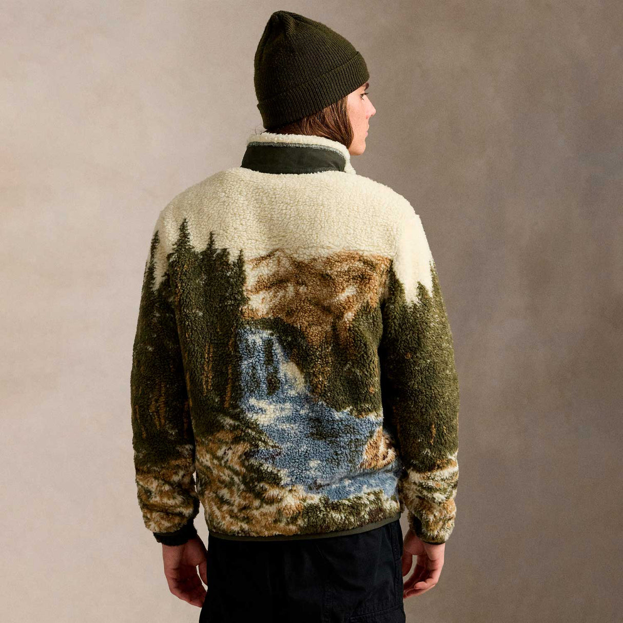 Polo Ralph Lauren PILE FLEECE GRAPHIC JACKET, Outdoorsman Scenic