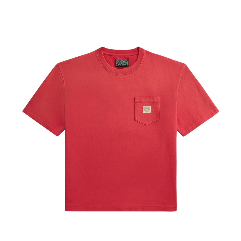 Polo Ralph Lauren RELAXED FIT HEAVYWEIGHT JERSEY T-SHIRT, Red