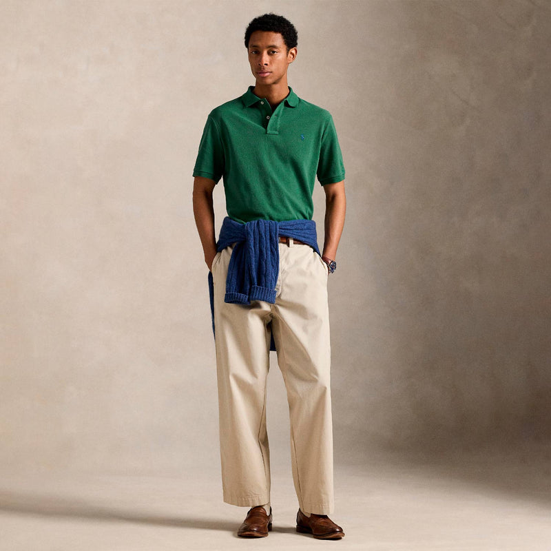 POLO Ralph Lauren S/S CLASSIC FIT MESH POLO SHIRT, Green