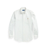 POLO Ralph Lauren STRIPED BUTTON-DOWN SHIRT, White/Blue