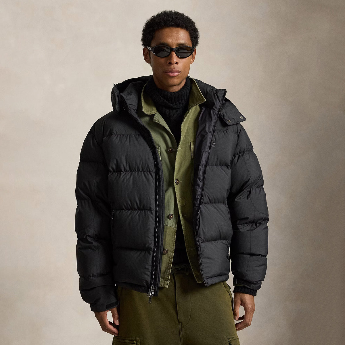 Polo Ralph Lauren THE GORHAM RELACED FIT DOWN JACKET POLO, Black