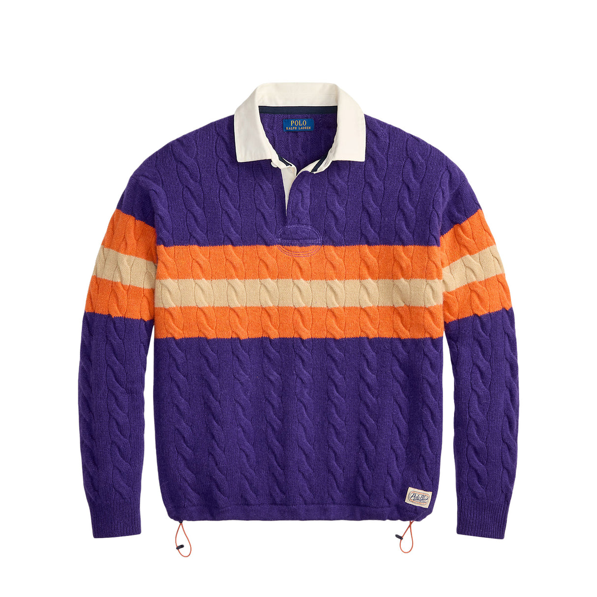 Polo Ralph Lauren WOOL RUGBY SWEATER, Purple