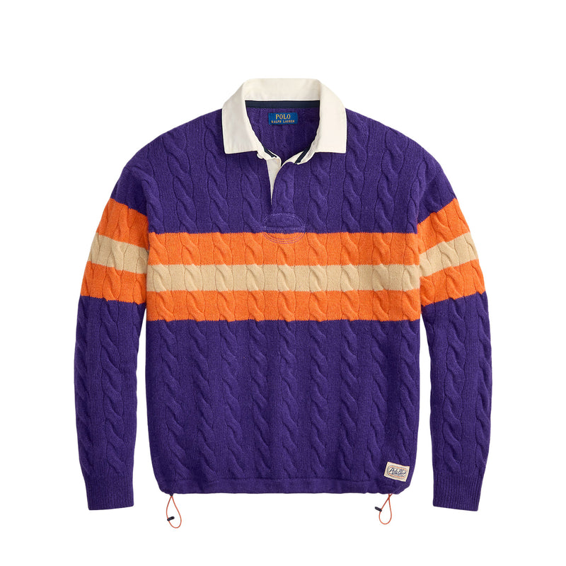 Polo Ralph Lauren WOOL RUGBY SWEATER, Purple