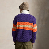 Polo Ralph Lauren WOOL RUGBY SWEATER, Purple