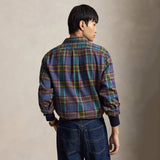 Polo Ralph Lauren CUSTOM FIT PLAID FLANNEL SHIRT, Blue/Purple/Heather