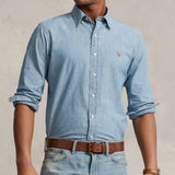 POLO Ralph Lauren CUSTOM FIT CHAMBRAY SHIRT, Chambray