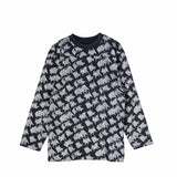ERL PRINTED LONGSLEEVE T-SHIRT, Black