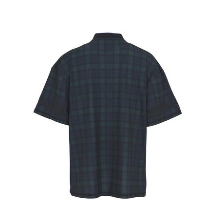 Martine Rose FOOTBALL SHIRT, Black Tartan - Image 1