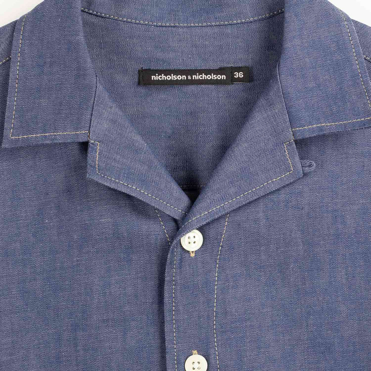 Nicholson & Nicholson ROMA DENIM SHIRT, Blue