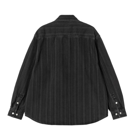 Carhartt WIP RYLAN SHIRT JACKET, Rylan Stripe Black