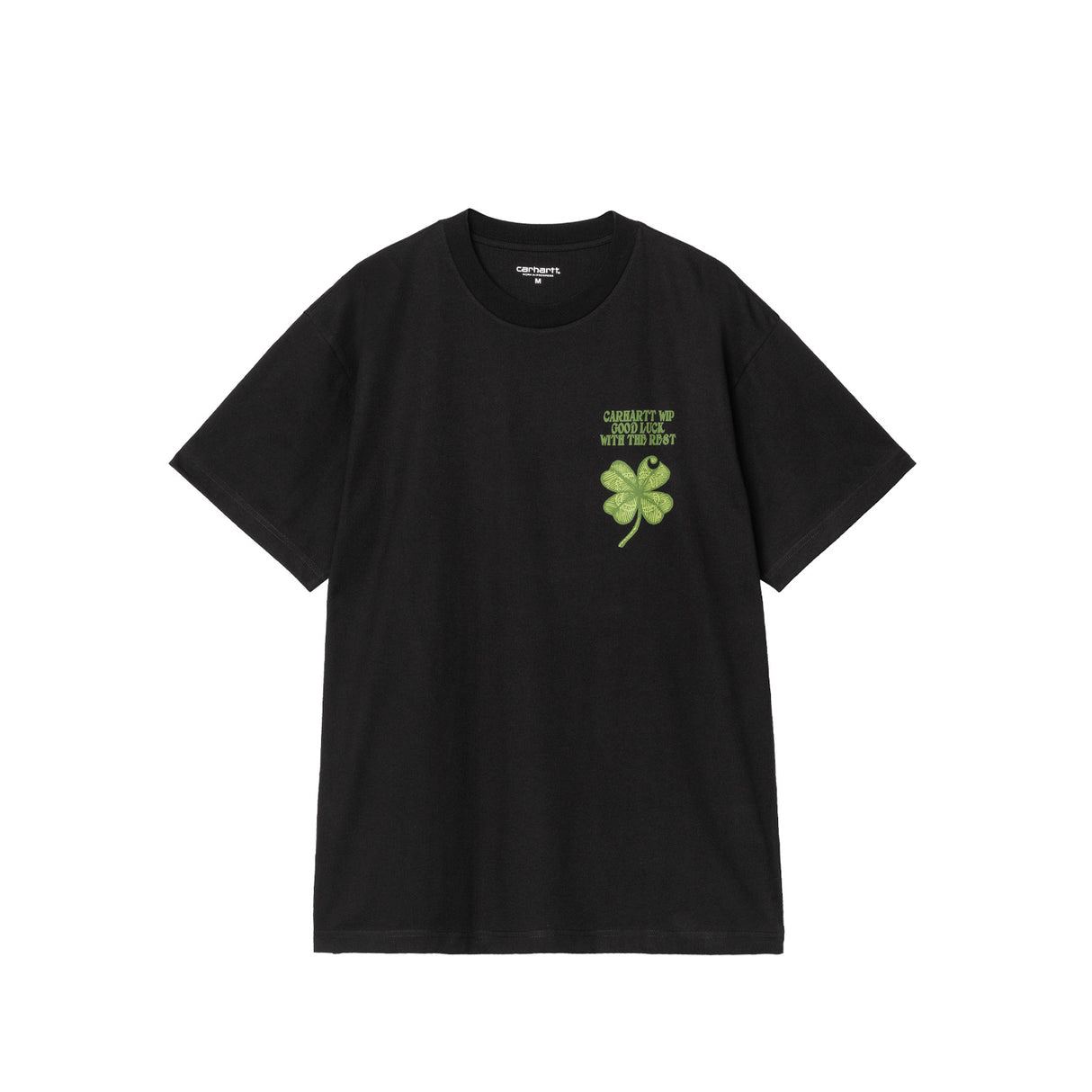 S/S CLOVER T-SHIRT, Black