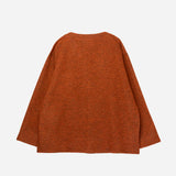 South2 West8 S.S. V NECK CARDIGAN, Orange