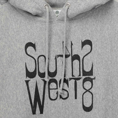 South2 West8 X F. KITAMURA SWEATSHIRT PARKA, Grey