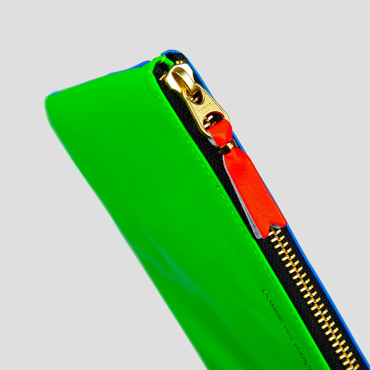 Comme des Garçons WALLET SA5100SF SUPER FLUO, Blue/Green