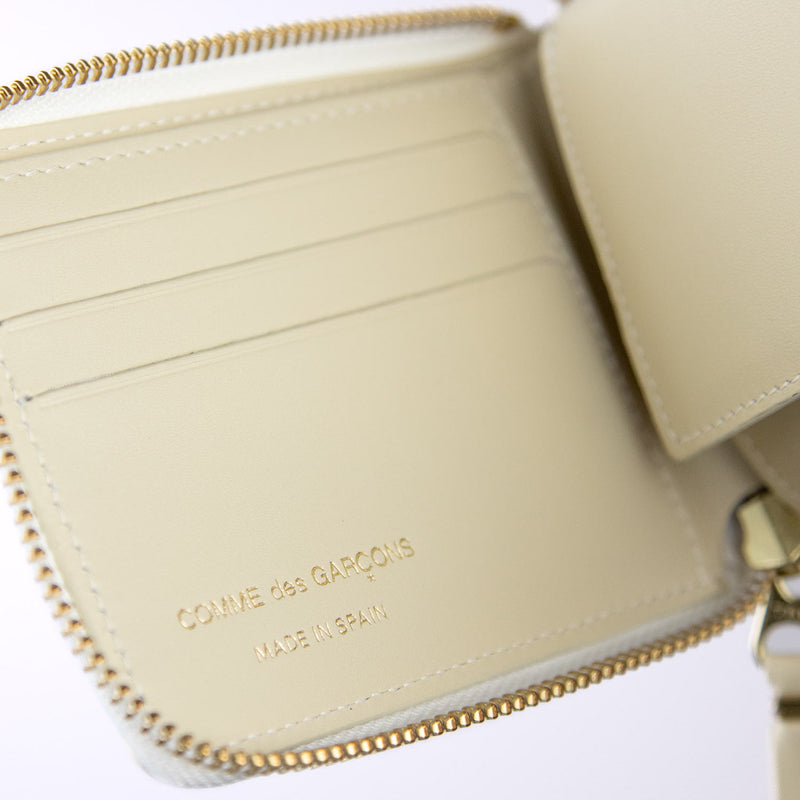 Comme des Garçons WALLET SA7100 CLASSIC LINE WALLET, White
