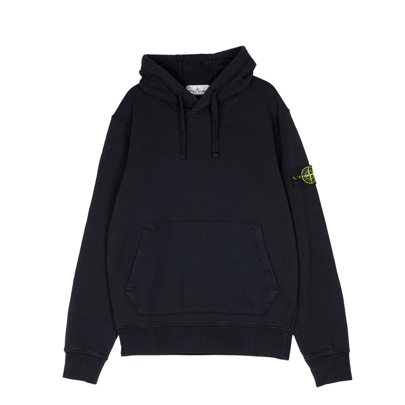Stone Island 64151 HOODED SWEATSHIRT, Black - Image 1