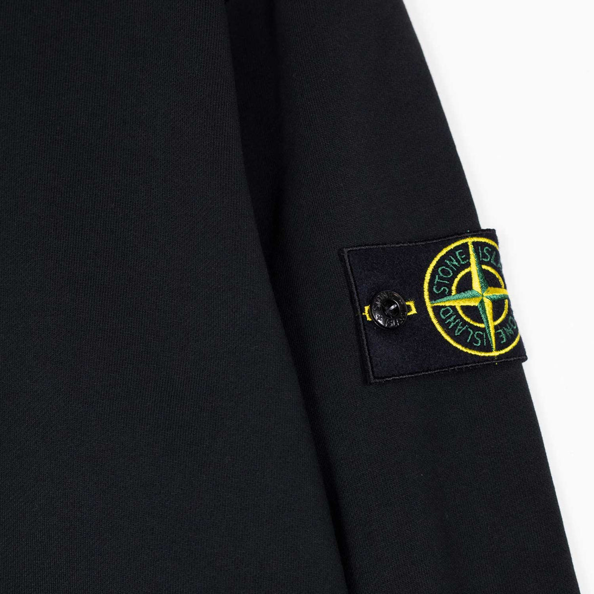 Stone Island 64151 HOODED SWEATSHIRT, Black - Image 4