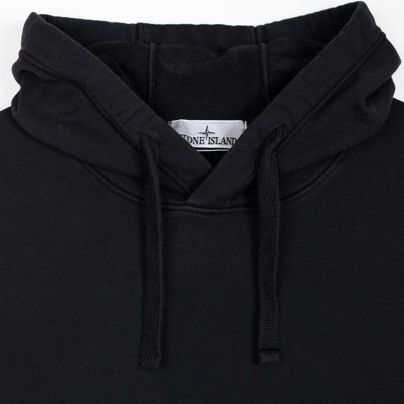 Stone Island 64151 HOODED SWEATSHIRT, Black - Image 3