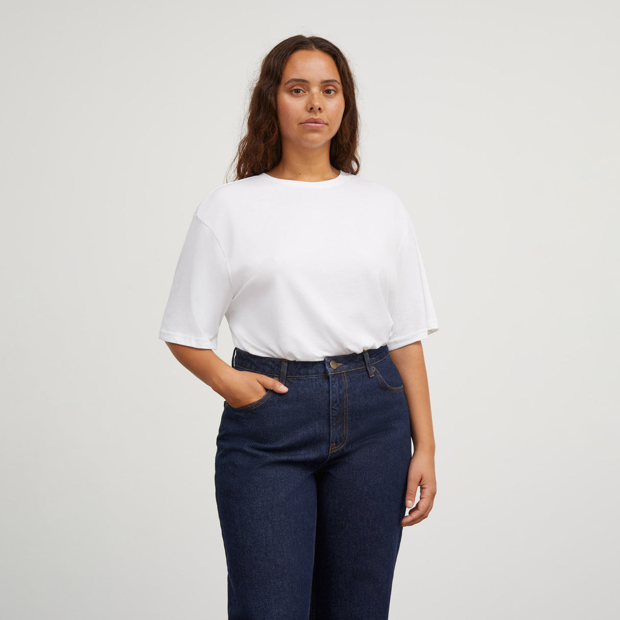 Skall Studio ANDY OVERSIZE TEE, Optic White