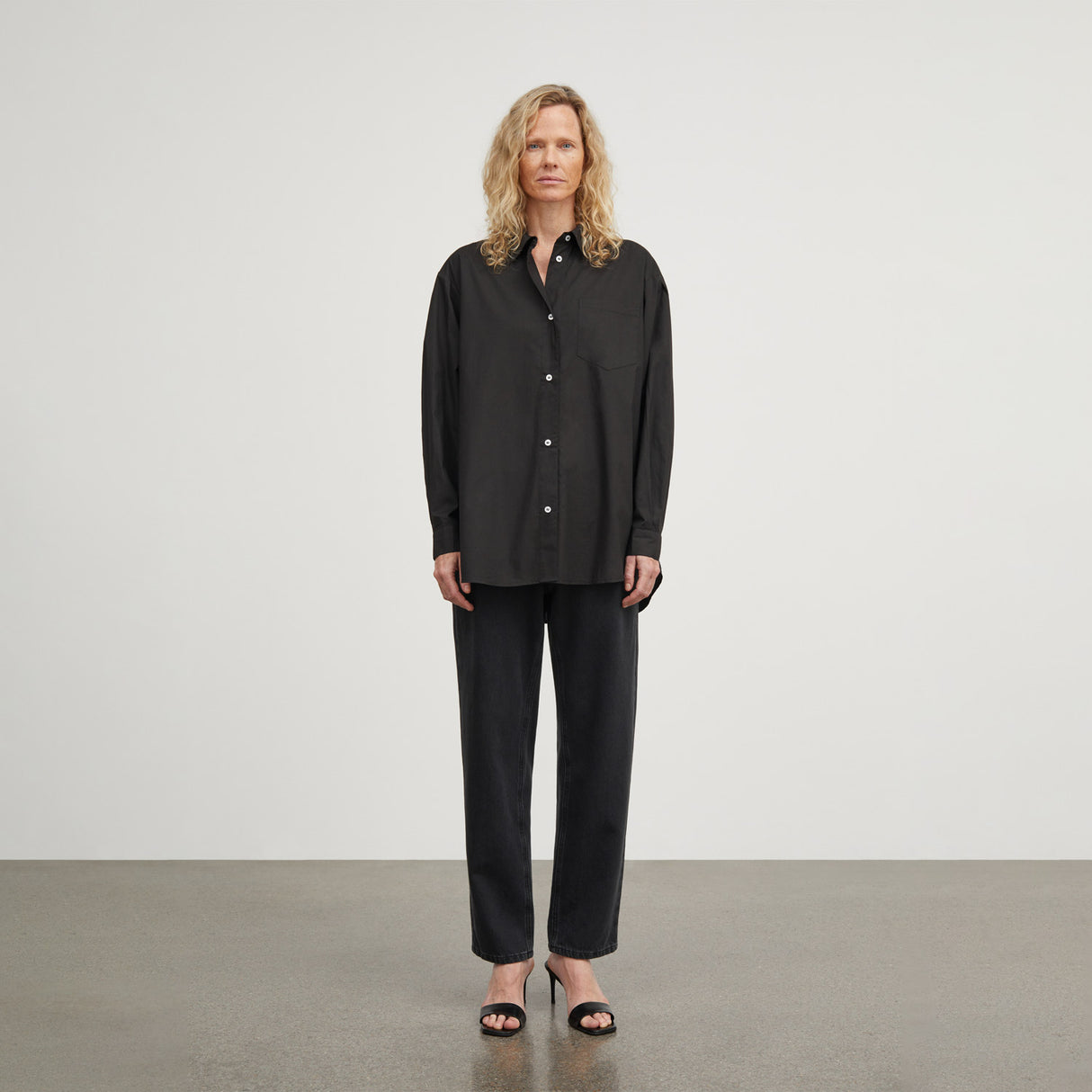 Skall Studio EDGAR SHIRT, Black