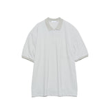 nanamica S/S POLO SHIRT, Light Grey - Image 1