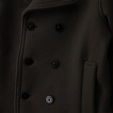 Stone Island 4100040 HEAVY MELTON JACKET, Lead Grey