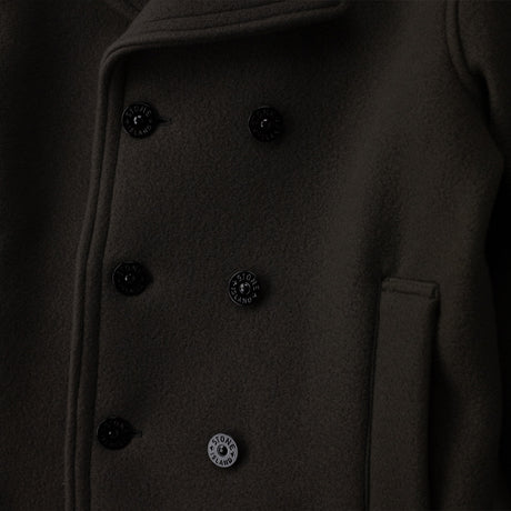 Stone Island 4100040 HEAVY MELTON JACKET, Lead Grey