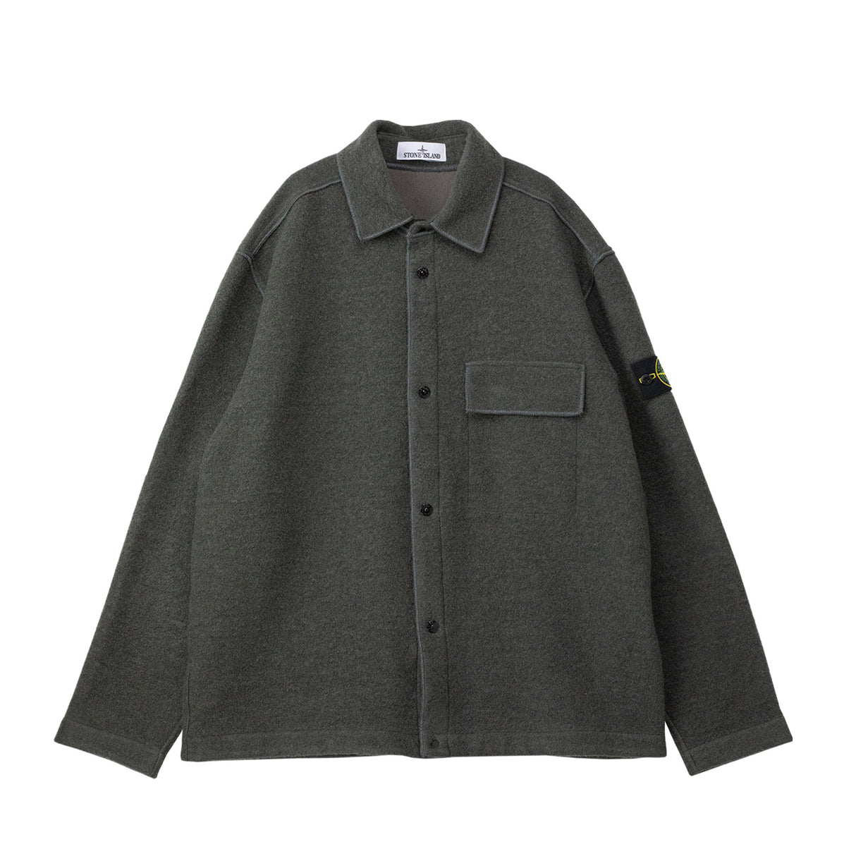 Stone Island 1200034 OVERSHIRT, Lead grey