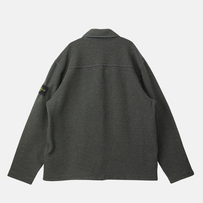 Stone Island 1200034 OVERSHIRT, Lead grey