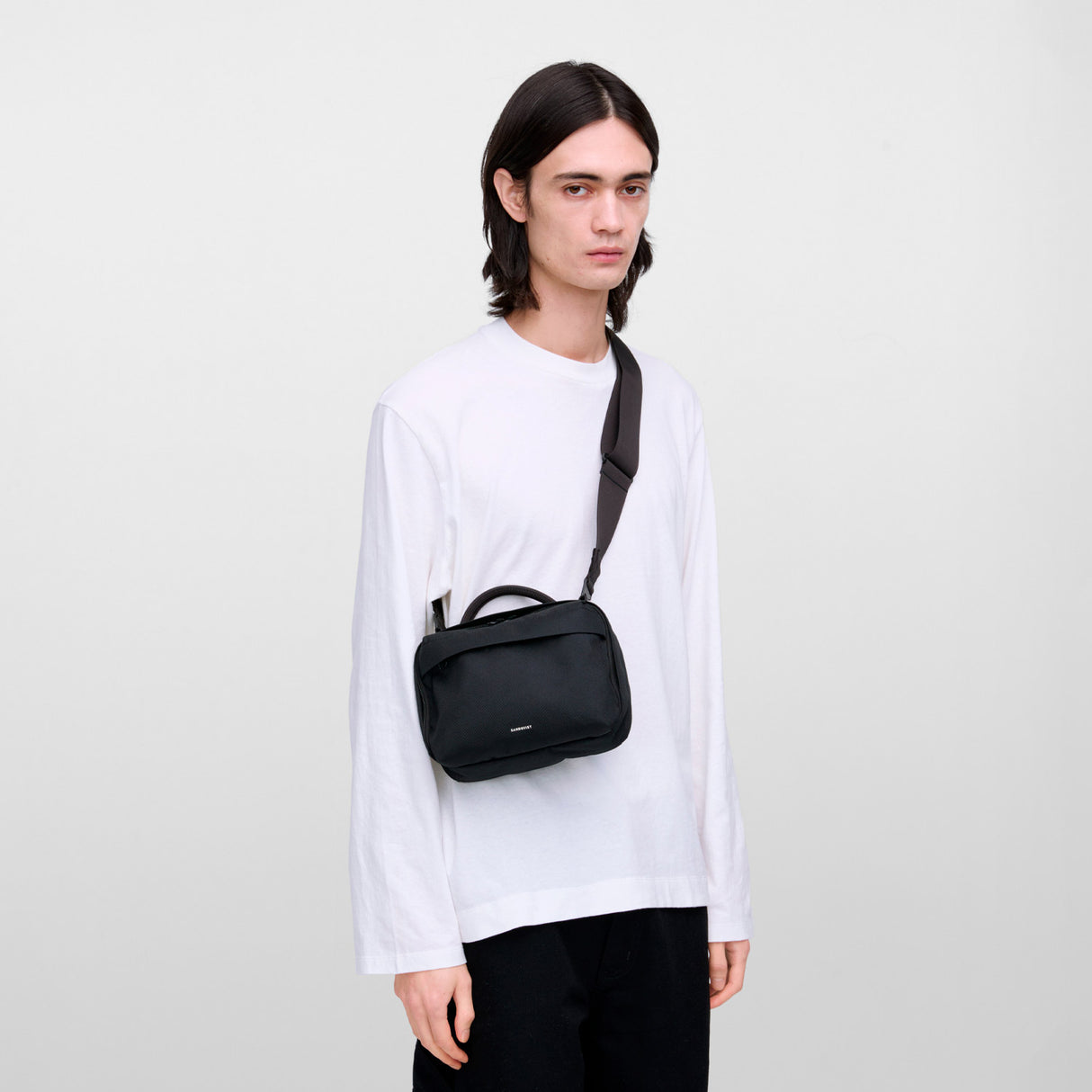 Sandqvist GO SHOULDER BAG, Black