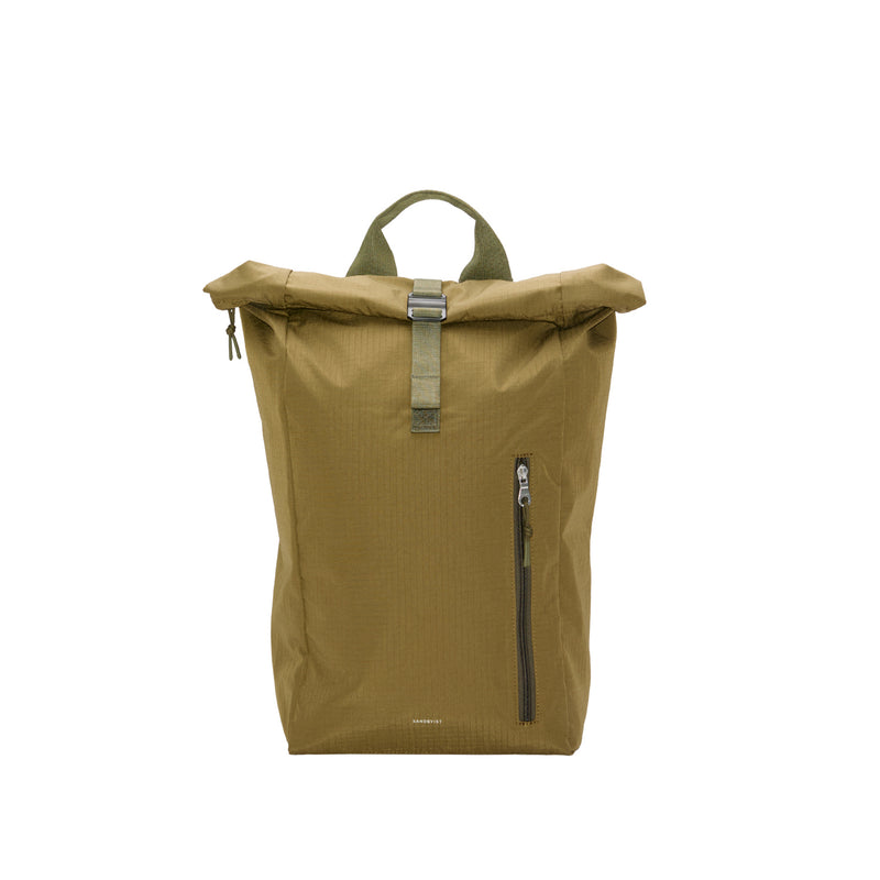 Sandqvist GRID ROLLTOP BACKPACK 16, Military Olive