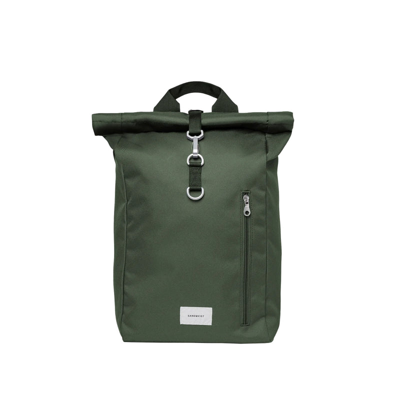 Sandqvist GROUND ROLLTOP BACKPACK, Dawn Green