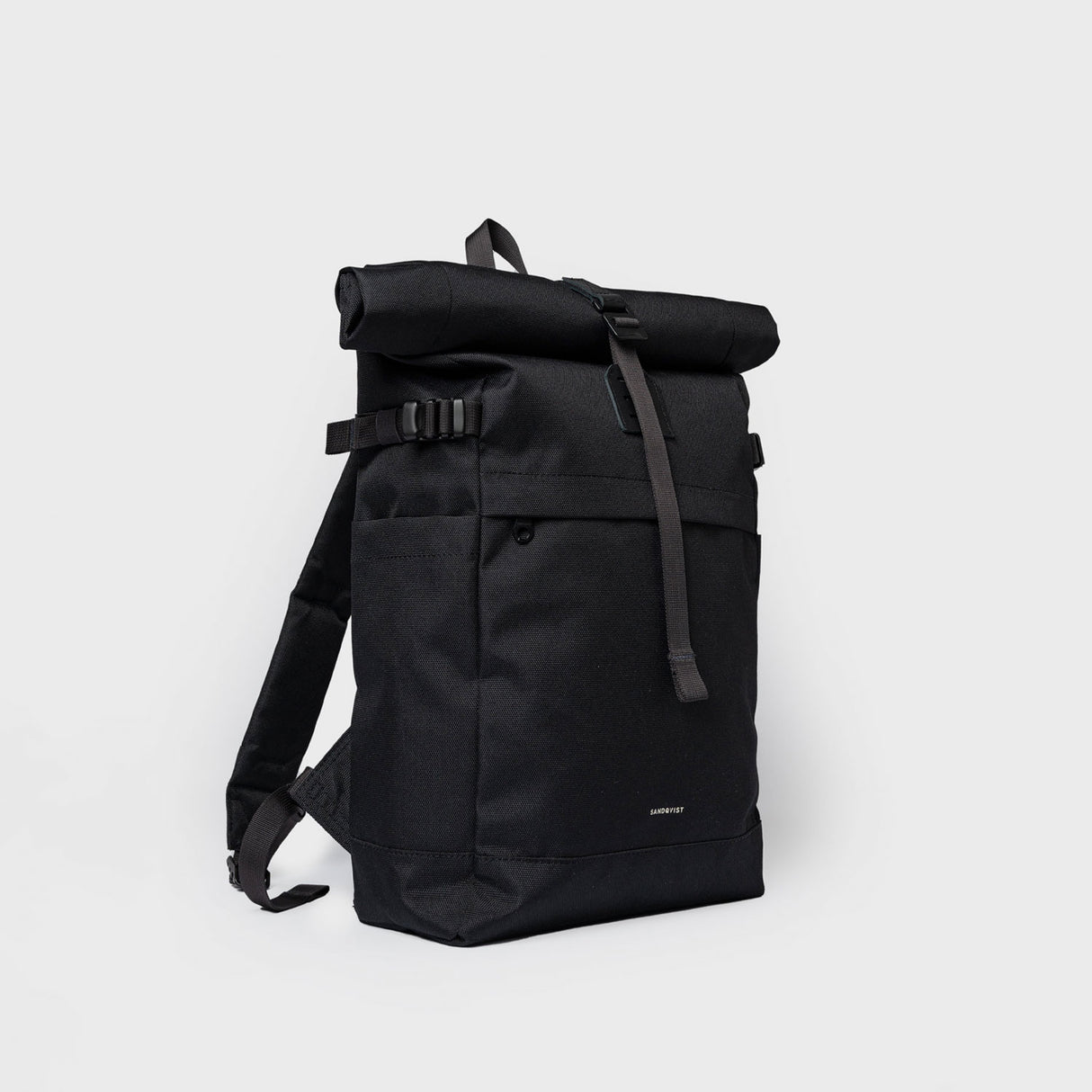 Sandqvist ICON ROLLTOP BACKPACK M, Black