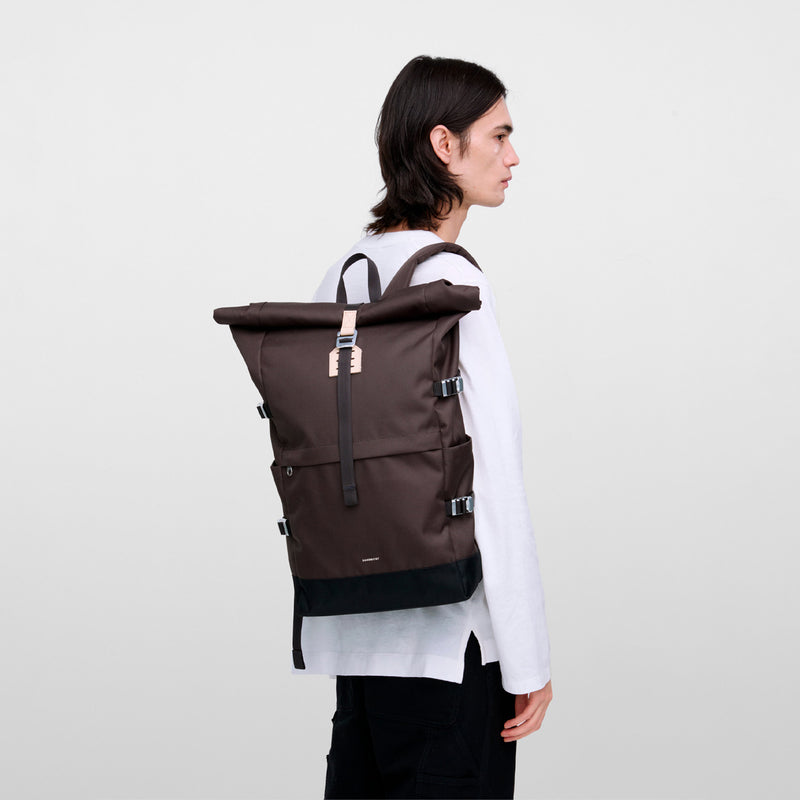 Sandqvist ICON ROLLTOP BACKPACK M, Brown