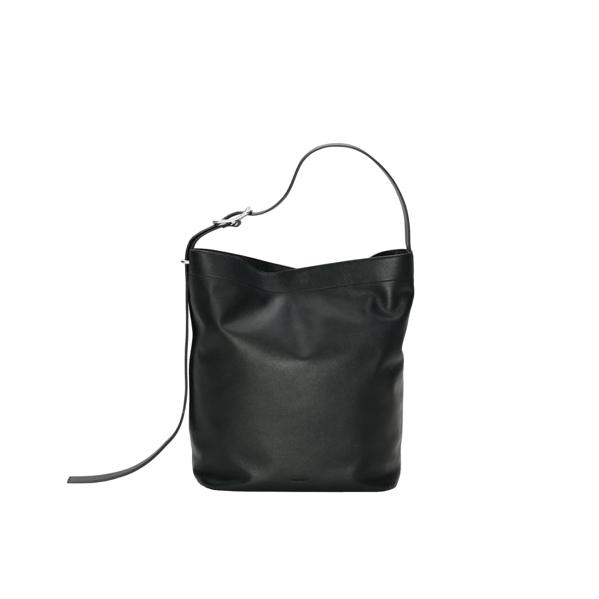 Sandqvist LEATHER SHOPPER BAG, Black