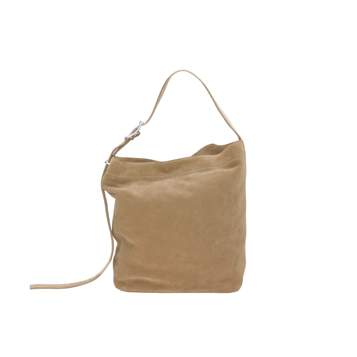 Sandqvist LEATHER SHOPPER BAG, Taupe
