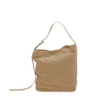 Sandqvist LEATHER SHOPPER BAG, Taupe