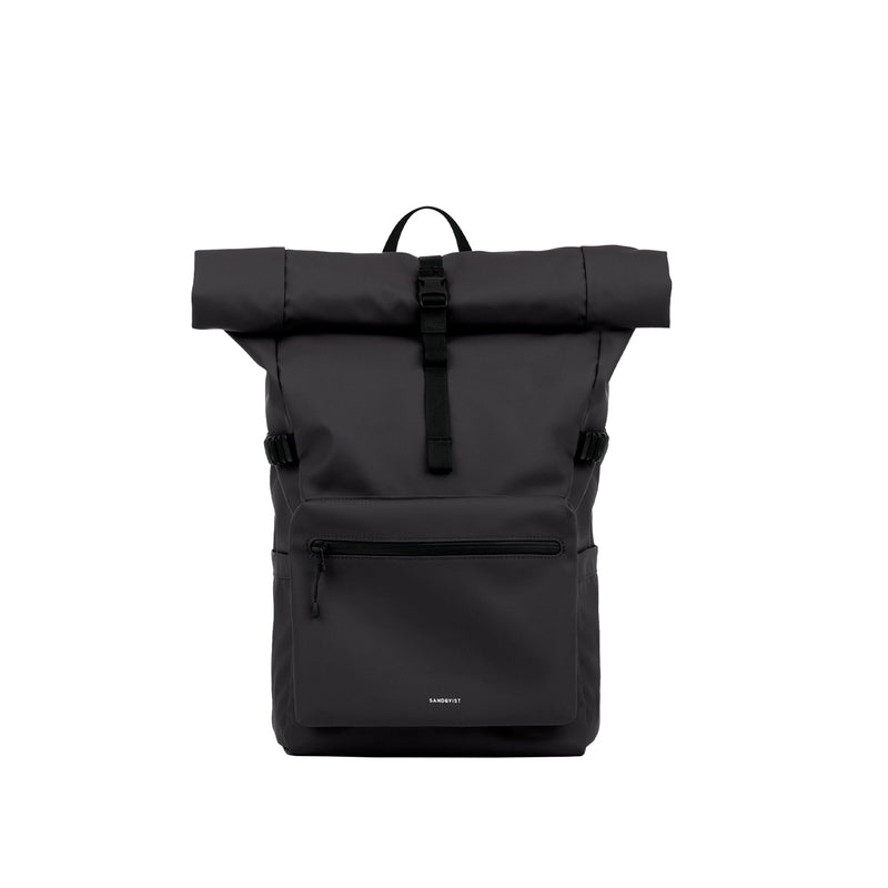 Sandqvist STREAM ROLLTOP BACKPACK LARGE, Black