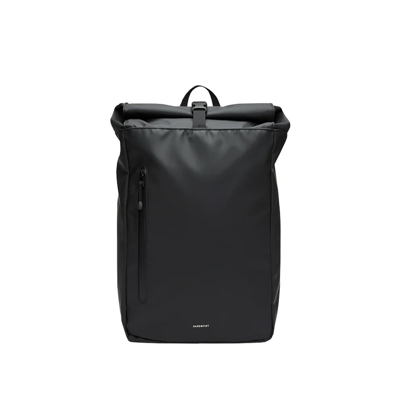 Sandqvist STREAM ROLLTOP BACKPACK, Black