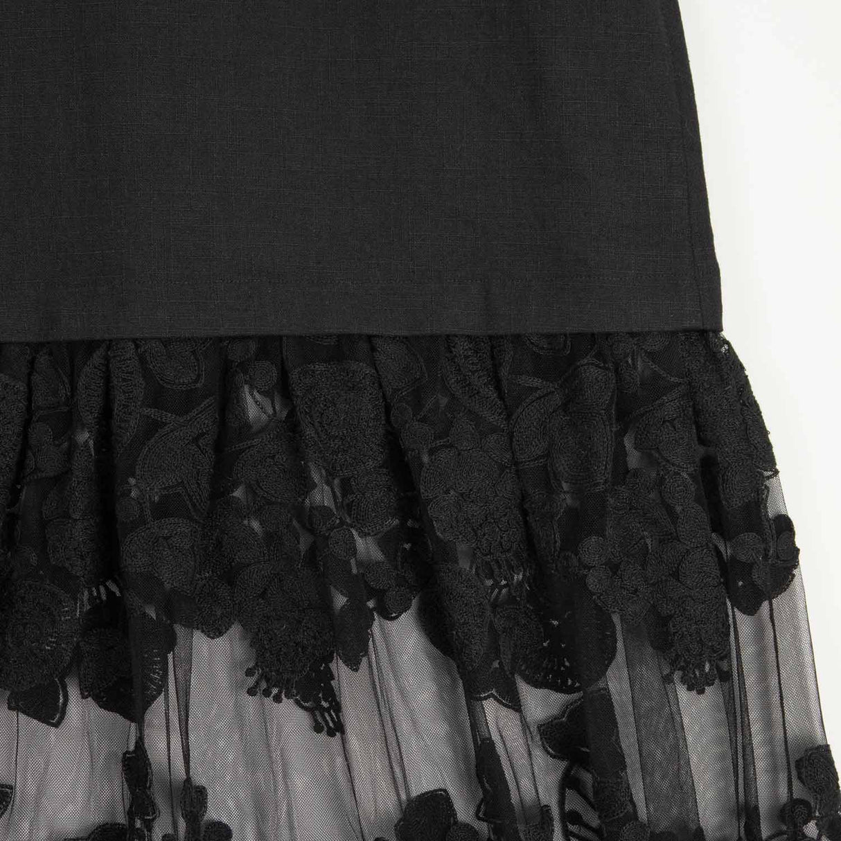 Sea NY ARIELLE V-NECK DRESS, Black