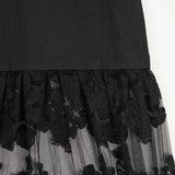 Sea NY ARIELLE V-NECK DRESS, Black