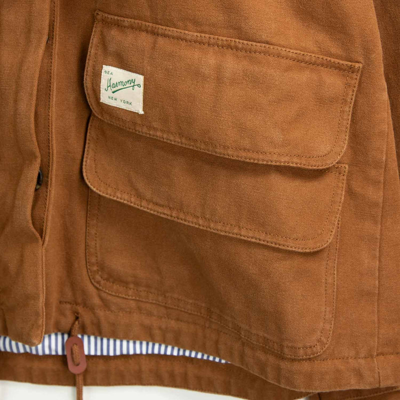 Sea NY CAROLYN WORKWEAR CAPE JACKET, Camel