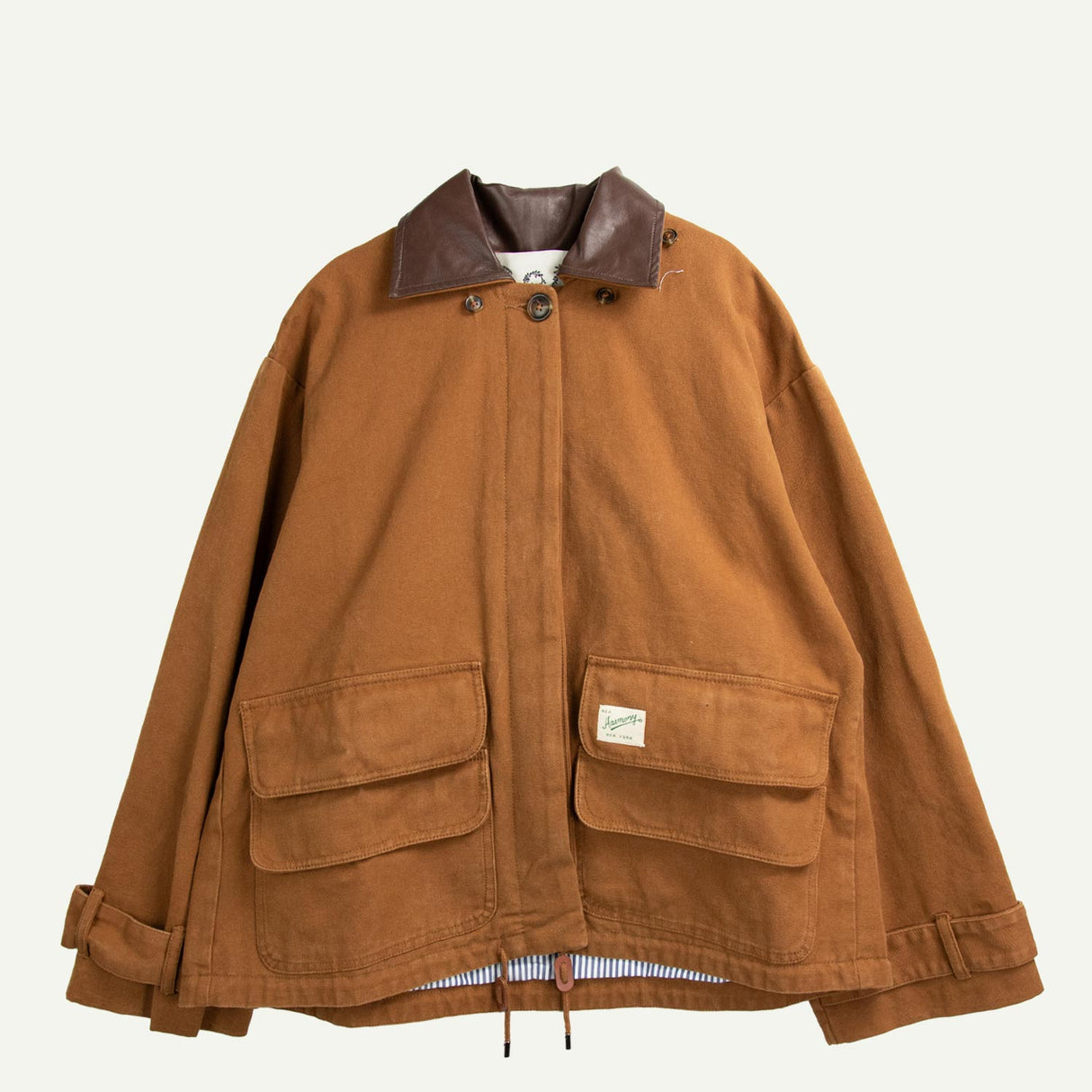 Sea NY CAROLYN WORKWEAR CAPE JACKET, Camel