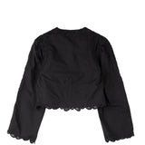 Sea NY ELKE SOUTACHE L/S BLOUSE, Black