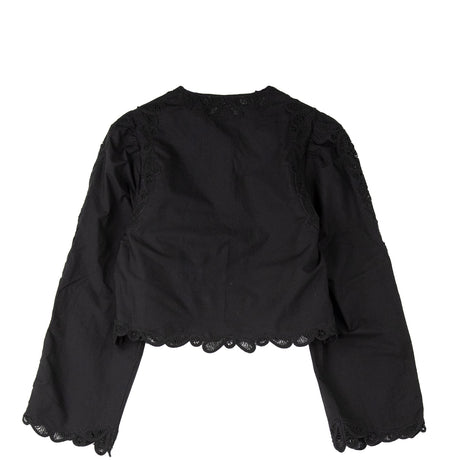 Sea NY ELKE SOUTACHE L/S BLOUSE, Black