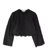 Sea NY ELKE SOUTACHE L/S BLOUSE, Black
