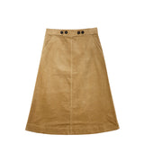 Sea NY GARRETT CORDUROY MIDI SKIRT, Khaki