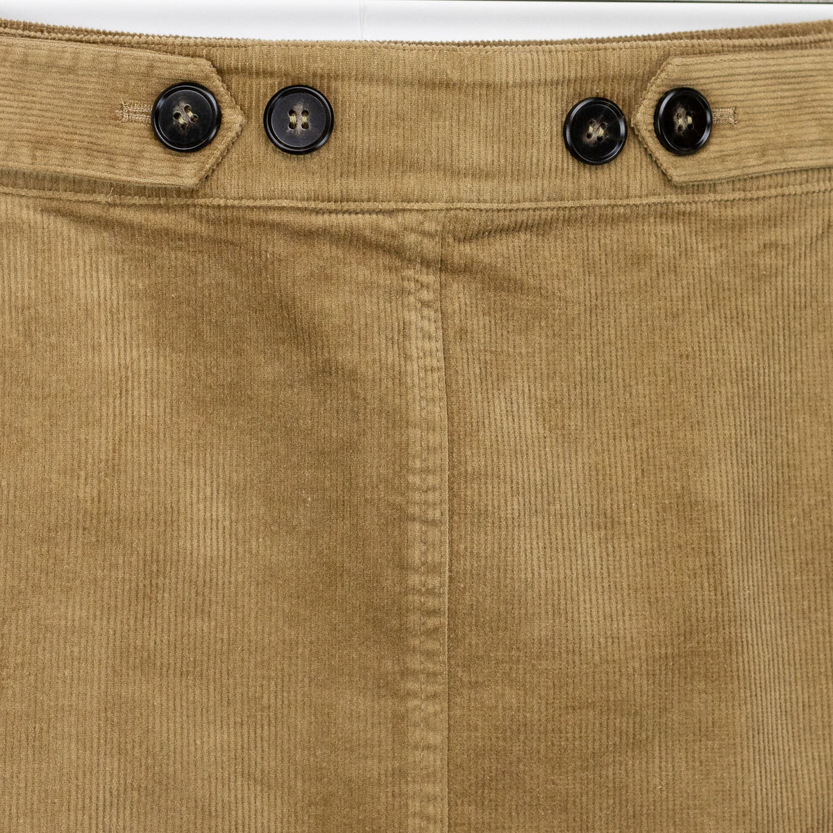 Sea NY GARRETT CORDUROY MIDI SKIRT, Khaki