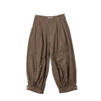 Brown pants on a white background