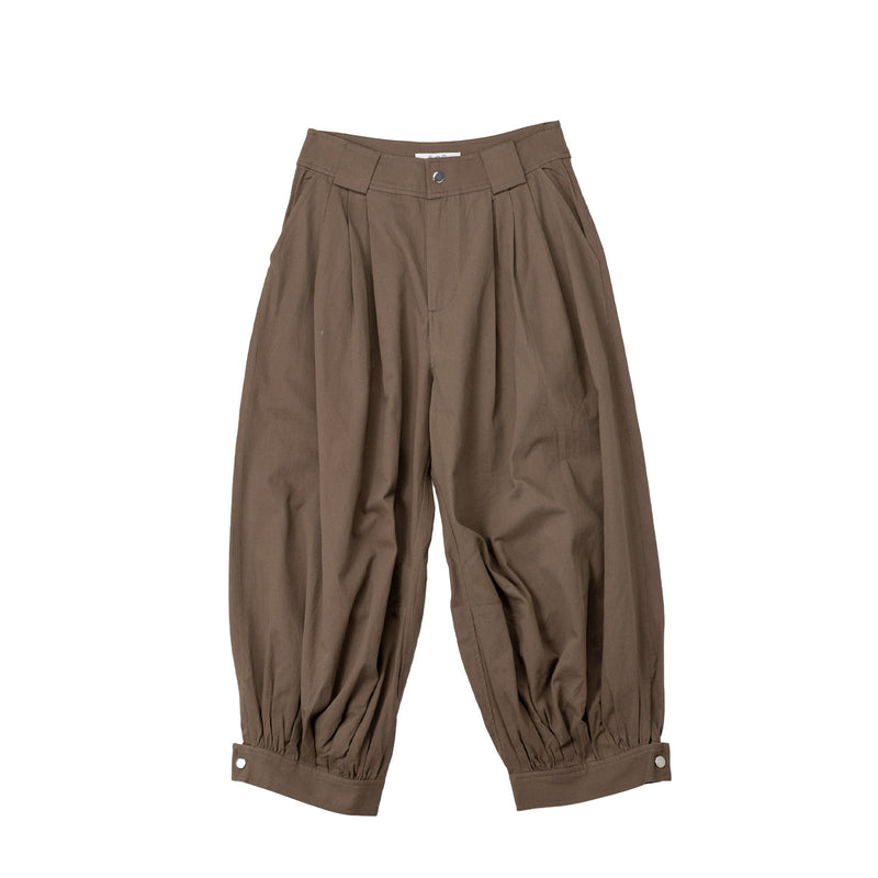 Brown pants on a white background